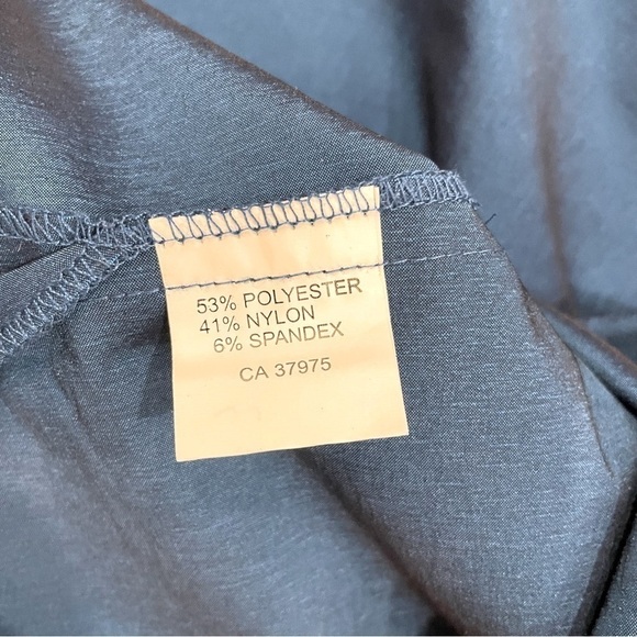 VINTAGE Simons 90’s blue iridescent button down shirt size XL NWT - Picture 7 of 9